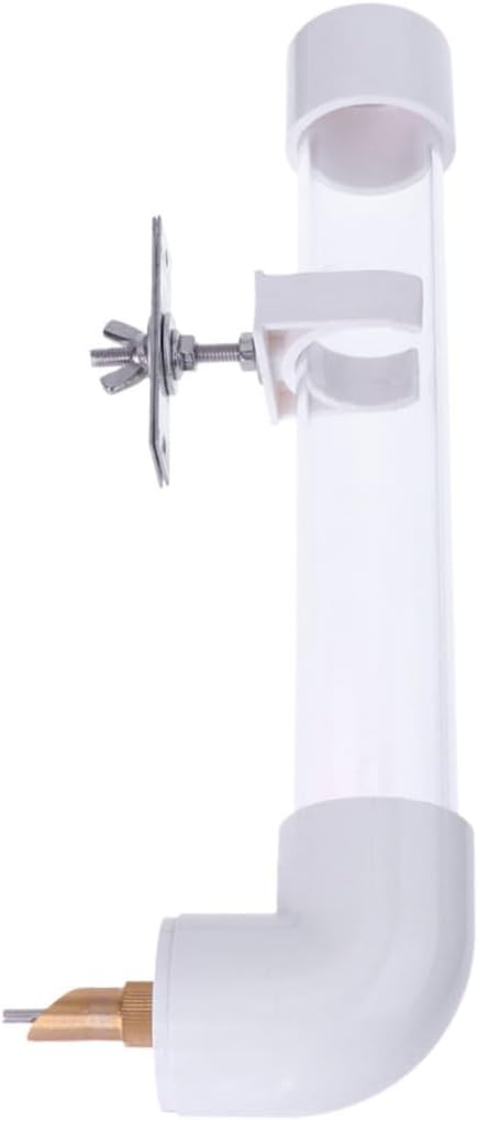 Automatic Large Parrot Water Dispenser Durable Wall-Mounted Pet Feeder with High Capacity Easy Refilling No Mess Design for Medium to Large Birds