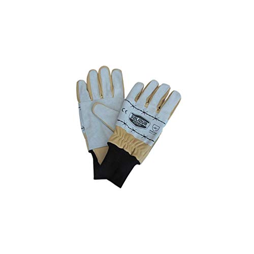 Guantes de trabajo de piel de alta seguridad Solidur GA01 con norma En388