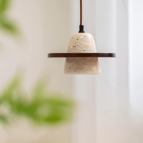 Lámpara Colgante de Piedra travertino para isla de cocina 3