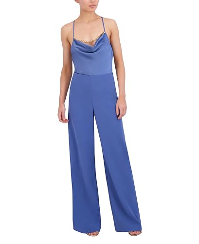 BCBGMAXAZRIA Women's Wide Leg Pant with Side Zipper Closure4