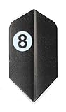 US Darts 5 Sets (15 Flights) Amerithon 8 (Eight) Ball Slim Dart Flights - Ex-Tough 100 Micron, Made in USA