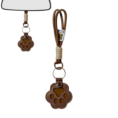 Llavero de pata | Bonito dije conmemorativo recargable, llavero de recuerdo de gato, llavero de coleccionista de pelo de perro, para amantes de los animales, adultos, bolsa, mochila, viaje diario