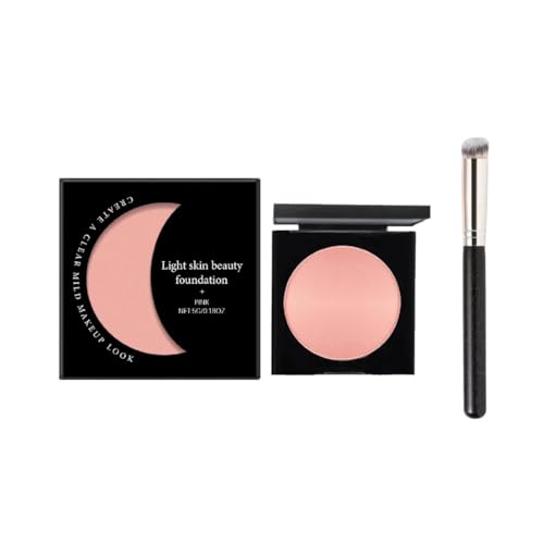 ルミナンス アンダーアイ ブライトナー コンシーラー(プレシジョンパウダーブラシ付き) - ウォータープルーフ、保湿効果、長時間続くクマのカバー (ピンク)