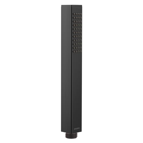 Moen 189575BL Repuesto Regadera Manual Cuadrada Mate Negro