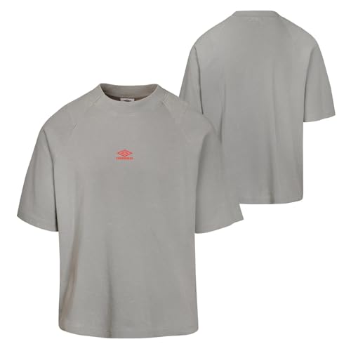 Umbro Men's Washed High Neck Boxy T-Shirt3
