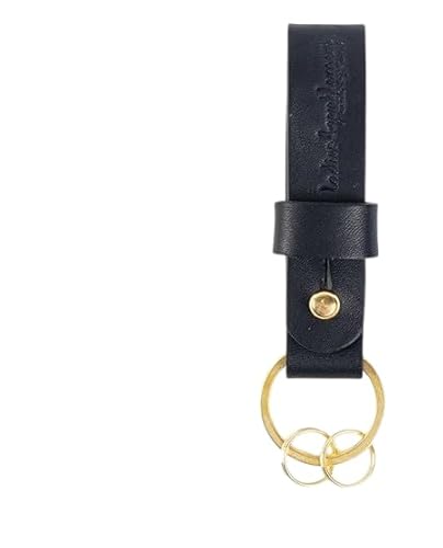 [LADIES&GENTLEMEN] ネイビー [ ギボシ 金具 ] キーホルダー ADK036-4