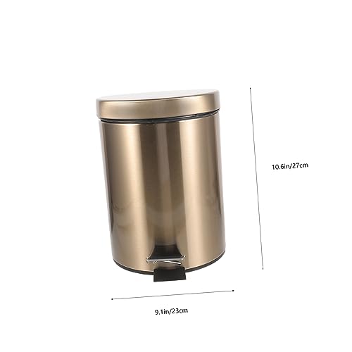 Cabilock caneca de basura metálica grande rectangular miniatura 2