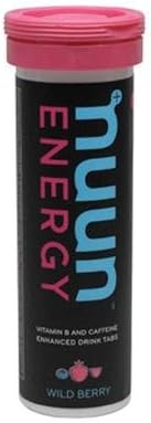 Nuun Energy Hydration Tablets - 4 Tubes (Wild Berry)