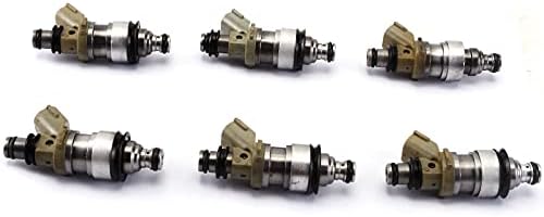 23250-62030 23209-62030 6PCS Fuel Injectors Compatible with Toyot-a 4Runner T100 3.4L ES300 3.0L