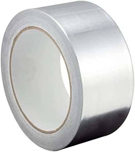 MARKQ Aluminum Foil Tape, 2 Inch x 15 Yards Insulation Tape, Silver Tape for HVAC, Sealing and Patching Hot and Cold Air Ducts, Metal Repair, 1 Roll