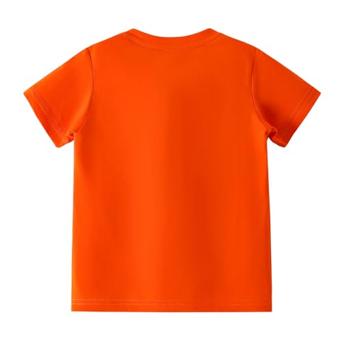 Image of AMIYAN Toddler T Shirts Boys Girls Basic Tee Summer Cotton T-Shirts Crewneck Short Sleeve Shirts for Kids 2-7Y