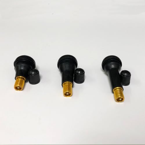 Image of 20Pcs TR412 TR413 TR414 Tubeless Valve Stems, Black Rubber Snap-in Valves Tubeless Tire Valve Stems Replacement for Tubeless 0.453 inches Rim Holes on Standard Auto Tires