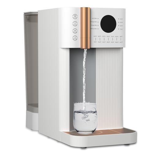 ICEPURE Countertop Reverse Osmosis Water Filtration System NSF/ANSI 58 Certified, 4 Stage Composite Filter, 3: 1 Pure to Drain, Bottleless Water Dispenser, Reduce PFAS PFOA PFOS (No Installation)