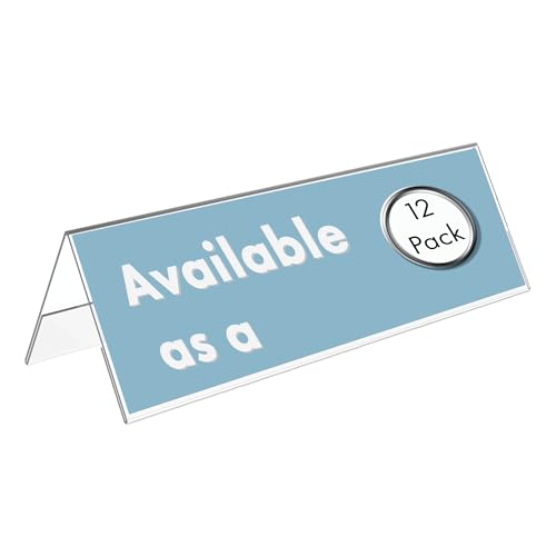 Deflecto Value A5 Landscape Name Holder- Pack of 12