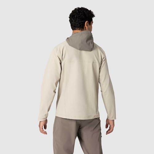 Sweat à capuche softshell homme contre le vent la pluie et l'usure