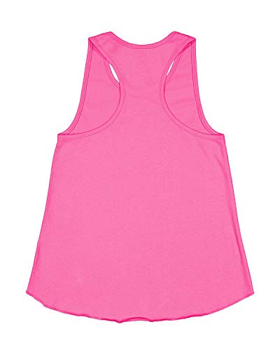 Threadrock Big Girls' Softball Player Typography Racerback Tank Top2