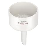 StonyLab Porcelain Buchner Funnel 120mm, Porcelain Buchner Filter Funnel OD 12cm for Laboratory (120mm)