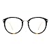 TIJN Vintage Optical Eyewear Non-prescription Eyeglasses Frame with Clear Lenses