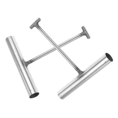 Angoily 2piezas Gancho Resistente Para Levantar Tapas De Alcantarilla y Puertas Enrollables Herramienta Multifuncional De Acero Para Abrir Arquetas y Desagües De t