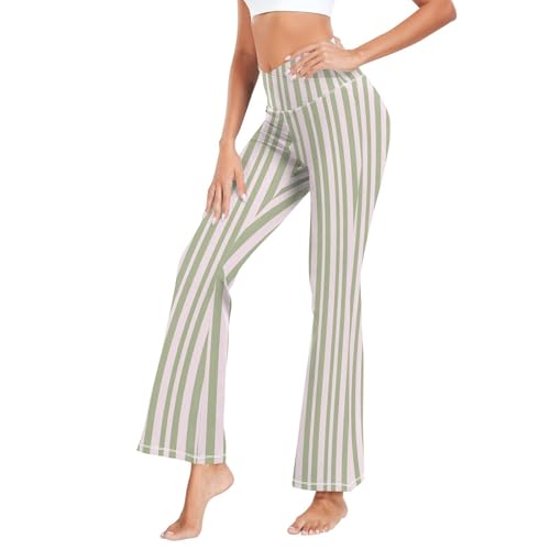 Pantalon de yoga évasé femme GuoChe noir taille S avec tissu de compression