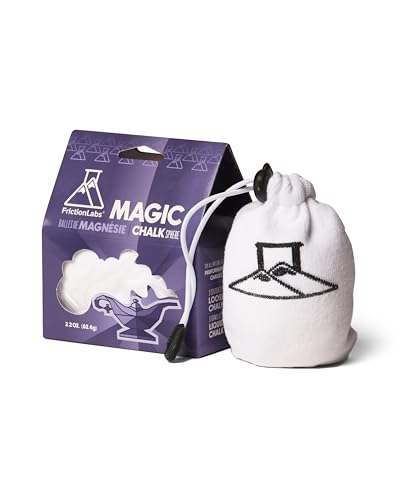 Friction Labs Magic Chalkball - Premium Kreideball für Klettern, Gewichtheben, Gymnastik und Bowling - Saubere Gym Chalk
