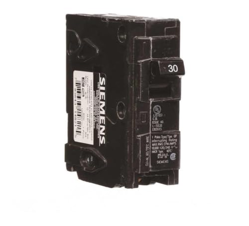 Image of Siemens -HI Q130 30-Amp Single Pole Type QP Circuit Breaker, Black