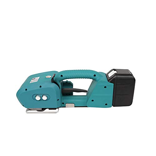 Máquina flejadora eléctrica, Herramienta de flejado automática Máquina de Bandas de fusión en Caliente de tensión 2800N con batería Recargable de 6000 mAh para Correas PP Pet de 1/2-5/8 Pulgadas (Ver