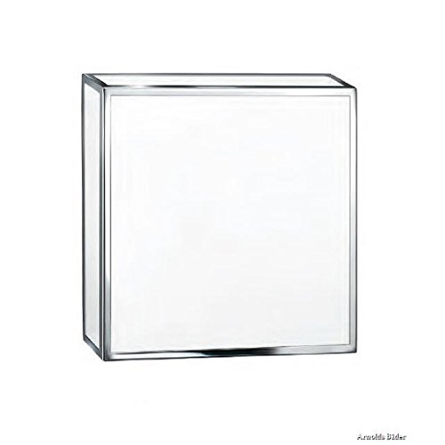 LED Decken-/Wandleuchte BAUHAUS 3 N LED, 25W, 3000K, IP44, Nickel satiniert