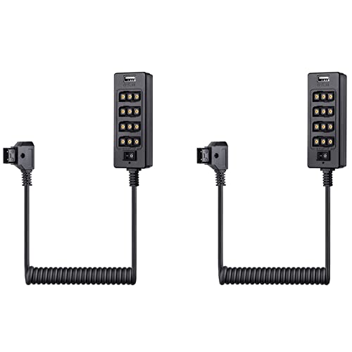 Câble répartiteur D-Tap 4 ports 3P et USB pour batterie V-Mount