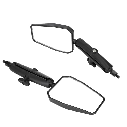 Espejos universales motocicleta de aluminio regulables para manillar de scooter y ATV 3