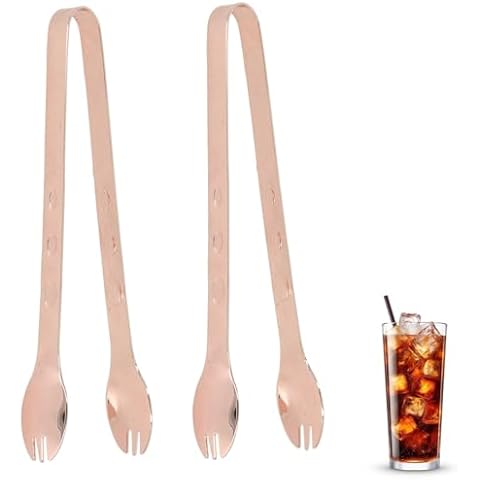 Jwthee 7.7-inch Stainless Steel Ice Tongs Cover