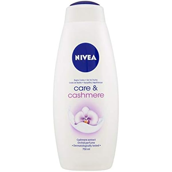 Nivea Care E Cashmere krem do kąpieli z ekstraktem z kaszmiru i orchidei, 750 ml