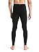Icebreaker Merino Men's 200 Oasis Cold Weather Leggings With Fly, Wool Base Layer Thermal Pants, Black, Large