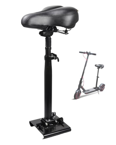 Siège de Trottinette Électrique Adulte pour 13-19cm Large arqué Bord pédale, Anti - Choc,...