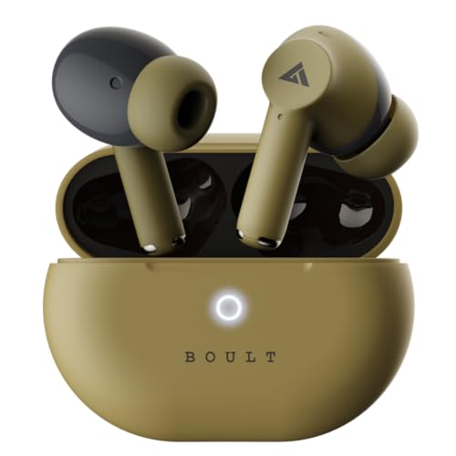Boult Newly Launched Audio K40 True Wireless in Ear Earbuds with 48H Playtime, 4 Mics ENC, 45ms Low Latency Gaming, Breathing LEDs, Made in India, 13mm Drivers Bluetooth Ear Buds TWS