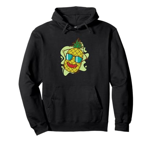 Pineapple chilling on Vacation tropical sweet Fruit Pullover Hoodie