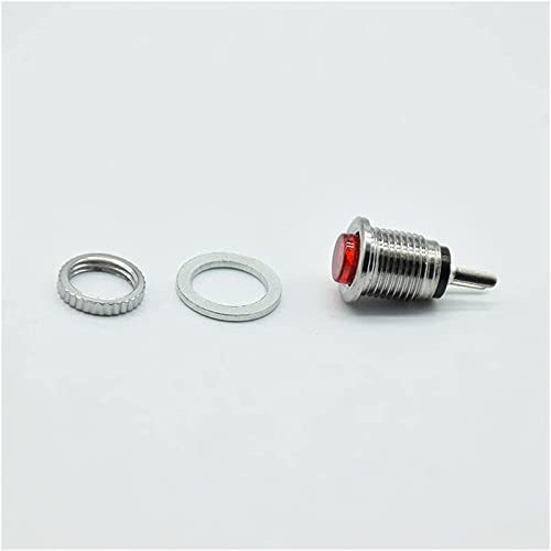 Micro-interrupteurs 5 pièces DS-101 bouton poussoir de réinitialisation vert 8mm 250V AC - 7