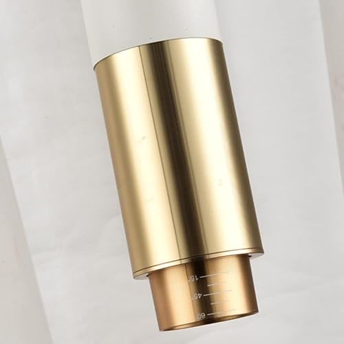 Lámpara colgante de techo con tubo largo de cristal led moderno 2