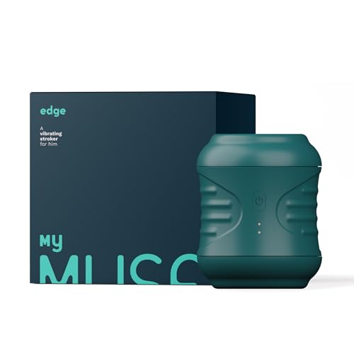Image of MyMuse Edge Electric Body Massager for Men | 10 speeds, Waterproof | A classic sleeve for Stress Relief & Relaxation - Emerald Forest | 100 Day's Warranty