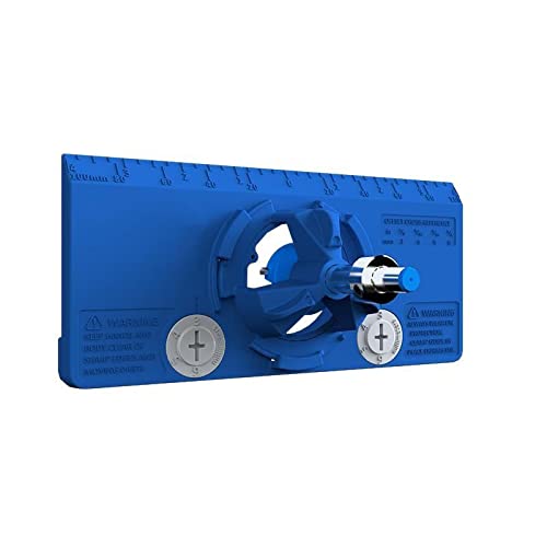 KHI-Hinge Concealed Hinge Jig, Suitable for Face Frame Cabinet Cupboard Door Hinges Blue