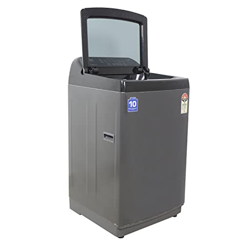 Image of Lloyd 7.5 kg Fully Automatic Top Load Estello - With In Built Heater Washing Machine (MID BLACK, 2022 Model, LWMT75GMBEH)