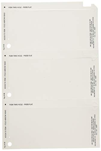 Macray 3006.0059 188 White White Arrow Lock Tag