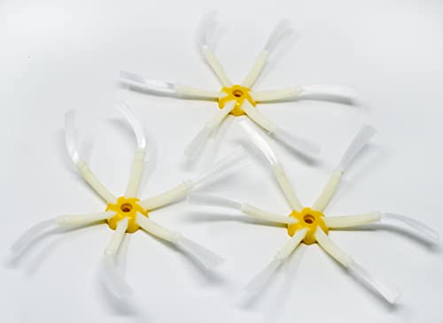 3x6- Arm Seitenbürste Ersatz-, Zusatzbürsen kompatibel mit iRobot Roomba 500/600/700 Serie