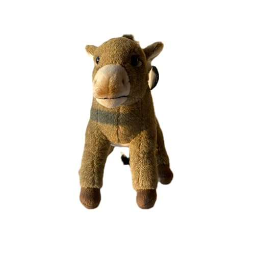 Peluche âne réaliste et douce pour l'éveil des tout-petits