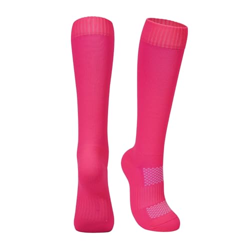 American Trends Girls Softball Socks 6 Pairs Baseball Softball Socks for Girls Youth Knee High Soccer Socks3