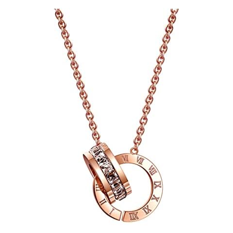 Yellow Chimes 18K Rose Gold Pendant for Women Cover
