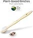 Sea Turtle Plant-Based Bristles, Bamboo Toothbrushes, Soft Natural Toothbrush for Adults (4 Pack)