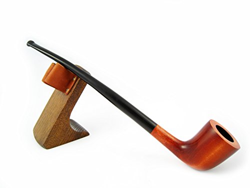 Fashion Pipes "LOTR"GANDALF Churchwarden Tobacco Smoking Pipe of Pear Root (Red)