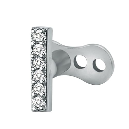 YUELER Stainless Steel Dermals Anchors Base Hypoallergenical Body Piercing Jewelry Fashionable Accessory for Sensitive Skin