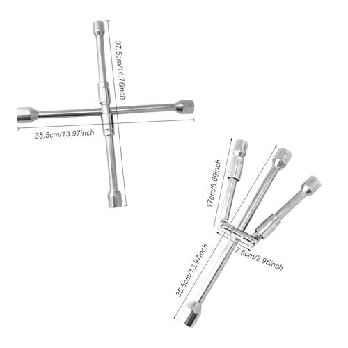 Llave de tuerca plegable para cambiar neumáticos de forma fácil 3